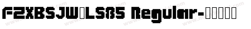 FZXBSJW_LS85 Regular字体转换